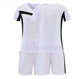 ชุดวอลเลย์บอลยูนิเซ็กซ์ดีไซน์ล่าสุด สีและขนาดปรับแต่งได้ ชุดเสื้อและกางเกงขาสั้น คุณภาพพรีเมียม พิมพ์ลายด้วยเทคนิคพิเศษ ชุดกีฬา - Product Image 1