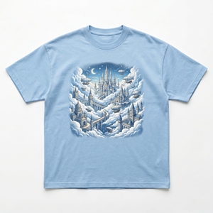 เสื้อยืดคอสมิกโกเลม |   เสื้อยืดผ้าฝ้ายหนา 240 GSM สีเทาเข้มลายอสเทโริดส์ สเปซ มอนสเตอร์ อาร์ต - Product Image 3