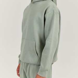 Sweat à capuche oversize pour femme, décontracté, uni, en polaire, pour l'automne et l'hiver - Product Image 2