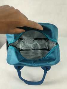 Multi-Pocket Insulated Polyester Casual <b>Lunch</b> Bag <b>Backpack</b> with Zipper Closure - Product Image 4