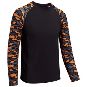 Camisas de Pesca Unisex al por Mayor, Hechas a Medida, Manga Larga, Poliéster UPF 50, Transpirables, con Logotipo Frontal, Protección UV - Product Image 2