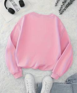 Women's Premium Polyester/Cotton <b>Blend</b> Fleece Sweatshirt-Comfortable & Stylish Waterproof & Windproof for Winter Season - Product Image 3