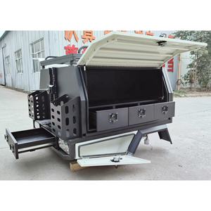 Doble cabina <span class=keywords><strong>Pick</strong></span> <span class=keywords><strong>up</strong></span> Canopy Truck Cajas de herramientas Tina Ute Tray Canopy Truck - Product Image 2