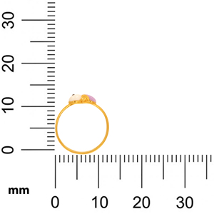 Bague fantaisie pour enfant en forme d'oiseau, plaquée or de qualité supérieure, avec émail, pour filles, motif animal mignon, ajustable, tendance - Product Image 5