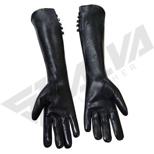 Genuine Sheepskin Women <b>Long</b> Leather Dressing <b>Gloves</b> High Quality Strong Stitched With Best Prices Fancy <b>Gloves</b> - Product Image 4