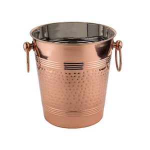 Cubo de Hielo de Acero Inoxidable Duradero, Color Cobre y Oro Rosa, con Asas, Gran Capacidad, Enfriador Metálico para Vino, Champán, Cerveza y Bebidas - Product Image 3