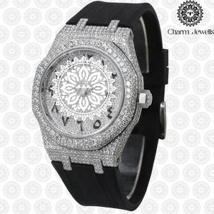 Reloj de Cristal de Lujo para Mujer Charm Jewells, Analógico de Cuarzo, Correa de Acero Inoxidable, Esfera Redonda de 38 mm, Estilo Joyería de Moda - Product Image 3