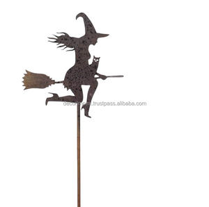 Unique Look Ghost Shape Metal Stick In Wholesale Outdoor And <b>Garden</b> <b>Stake</b> Elegant Iron Plant Stick Durable Quality Wholesale - Product Image 1