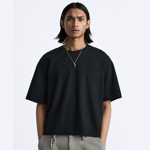 Camiseta Unisex Holgada de Manga Corta con Cuello Redondo, 100% Algodón Ecológico y Transpirable, con Opción de Logotipo Personalizado - Product Image 1