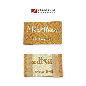 Custom Woven Damask Labels with Laser Cut Edges-Personalized Washable Stitch <b>Tags</b> for Garment <b>Bags</b> Souvenirs or Gifts - Product Image 3