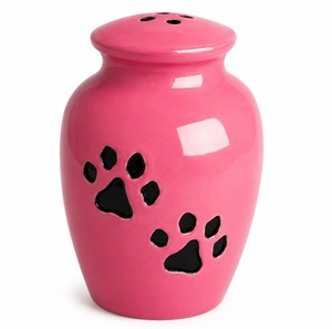 Best Beautiful Memorial Pink Pets Paw <b>Keepsake</b> Cremation Urns <b>for</b> Funeral <b>Ashes</b> Metal Brass/Aluminum - Product Image 1