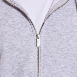 Conjunto de Sudadera con Capucha y Cremallera Gris para Hombre, Corte Regular, Algodón French Terry, Pantalones Cortos y Chaqueta Casuales, Resistentes al Viento y Transpirables para Invierno - Product Image 5
