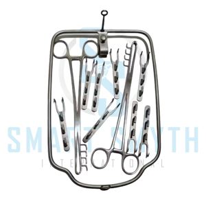 Ensemble d'instruments de ruménotomie vétérinaire en acier inoxydable |   Kit chirurgical complet de ruménotomie - Product Image 1
