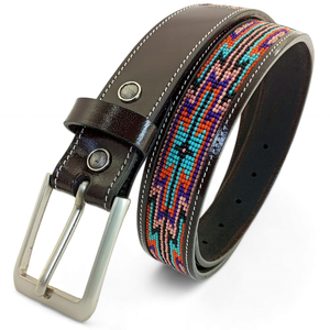 เข็มขัดหนังพร้อมหัวเข็มขัดเข็มตกแต่งด้วยเข็มขัดหนังคริสตัล - Product Image 6