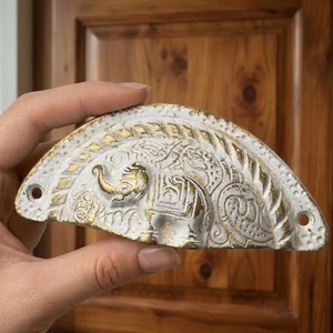 Traditional Cast Iron Adjustable Cabinet Handle with Novelty Shape for Kitchen <b>Drawer</b> Dresser-Durable Furniture <b>Pull</b> - Product Image 5