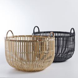 Panier à linge décoratif tressé avec poignées, corbeille à linge en corde, panier de rangement pour vêtements, grande capacité, pour la maison - Product Image 4