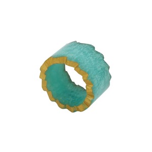 Anillos de servilleta con flores rosas, decoración de mesa de boda de tela, 5 cm de ancho, juego de 4 - Product Image 6