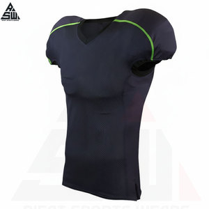 Modern American Football Uniform for Teams-Plus Size Stretchable Customizable <b>Game</b> Wear Spandex/Polyester Material - Product Image 3