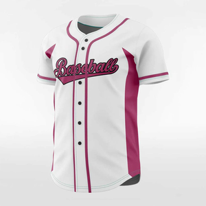 Maillot de baseball pour homme adulte, personnalisable avec logo imprimé, haute qualité, tissu 100% polyester, séchage rapide, sublimation, faible MOQ, prix abordable - Product Image 2