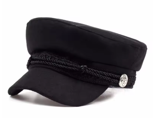 Unisex Cadet Cap Adjustable Flat <b>Top</b> Hat with Lace Buckle Outdoor Sports Sun Protection Cap OEM ODM - Product Image 3