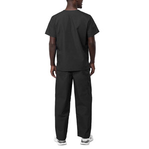 Bulk Quantity Custom Summer Hospital <b>Scrubs</b> Uniforms <b>Sets</b> For Boys High Quality Side Pockets V-Neck Nurse <b>Scrub</b> <b>Set</b> - Product Image 2