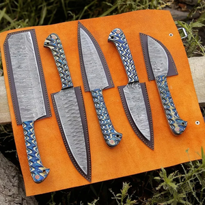 Professional Handmade Damascus Steel Chef <b>Knife</b> <b>Set</b> Razor <b>Sharp</b> Wooden Handle Kitchen Cutlery Supplier Wholesale Manufacturer - Product Image 2