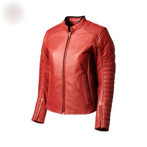 Veste de moto en cuir élégante pour femmes, nouvelle collection, hiver, automne, coupe-vent, grande taille, haute qualité, prix bas, vestes de moto - Product Image 1