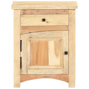 Mesitas de noche de madera maciza recuperada de 15,7 "x 11,8" x 19,7" - Product Image 2