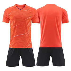 Tenues de sport d'entraînement de conception OEM, uniformes de football de qualité supérieure, vêtements de sport amples et à séchage rapide, uniformes de football - Product Image 5