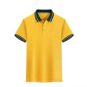 เสื้อโปโลชายดีไซน์ใหม่พรีเมียมคุณภาพเยี่ยม ปี 2026 แบบไล่เฉดสีสองโทน - เสื้อโปโลแขนสั้นสำหรับฤดูร้อนสำหรับผู้ชาย - Product Image 2