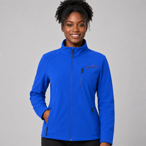 Veste softshell pour femme, très vendue, logo personnalisé, coupe-vent, résistante à l'eau, respirante, veste softshell décontractée pour l'extérieur pour femme - Product Image 1