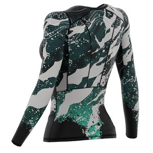 Camiseta Térmica de Compresión para Mujer, Manga Larga, Secado Rápido, Resistente al Viento, para Gimnasio y Clima Frío, OEM - Product Image 5