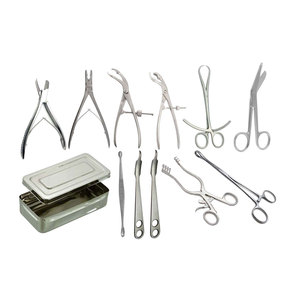 Kit complet d'instruments médicaux manuels en acier inoxydable de qualité export pour la chirurgie orthopédique de base, certifié CE MOL - Product Image 5