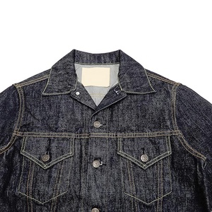 Indigo <b>Denim</b> Jacket Men Washed <b>Denim</b> <b>Coat</b> Button Front Workwear Outerwear for Daily Wear - Product Image 6