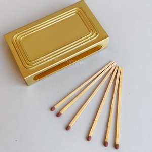 Wholesale Luxury Brass Safety Matchbox Cover Custom Metal Personalized Logo Eco-Friendly Durable Water Resistant Recyclable - Product Image 1