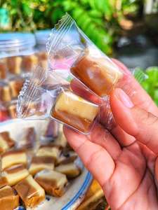 Salted Coffee Coconut Candy Low <b>Sugar</b> Soft Coconut Chews Individually Wrapped 500g <b>1kg</b> Bag Direct Factory Export OEM - Product Image 4