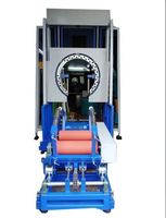 Machine d'emballage verticale automatique 415 V pour l'alimentation et les boissons, chariot motorisé à levage et abaissement, sangle PET/PP, garantie 2 ans
