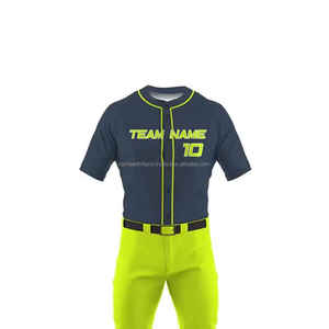 Camisetas de Béisbol con Estampado Digital y Costuras Personalizadas al por Mayor, Camisetas Deportivas de Softbol para Hombre en Tallas Grandes, 100% Poliéster - Product Image 4