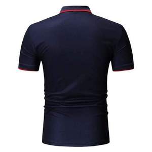 เสื้อโปโลผู้ชายคุณภาพสูงเรียบง่ายสำหรับฤดูร้อน ลดราคาพิเศษ เสื้อยืดโปโลผ้าฝ้ายพร้อมโลโก้สั่งทำ - Product Image 2