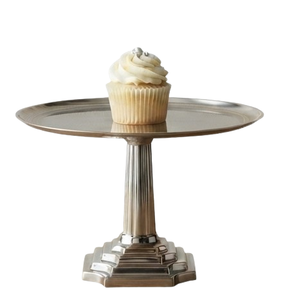 Base para Pastel con Acabado Plateado, Elegante Base Metálica para Pastel para Hogar, Hotel, Restaurante, Cumpleaños, Servir Pastel, Repostería - Product Image 2