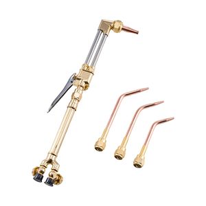 Kit Torcia Portatile Ossigeno-Acetilene 14 Pezzi, Set Torcia per Saldatura e Taglio a Gas con Doppio Tubo da 177FT, Accensione Manuale per Brasatura - Product Image 6