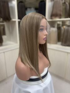 Perruques sans colle en dentelle suisse HD de 14 pouces, 100 % cheveux humains vierges, perruques frontales en dentelle de qualité supérieure avec ligne de cheveux naturelle - Product Image 3