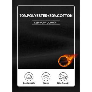 Sweat-shirts à capuche en molleton de coton décontractés pour hommes, fermeture éclair intégrale, manches longues, tailles XS à XXL, avec cordon de serrage - Product Image 2