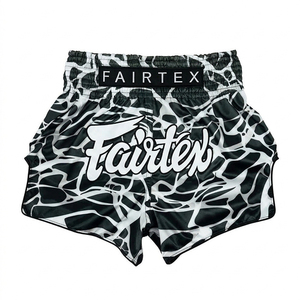 Pantalones Cortos de Muay Thai, Kick Boxing, MMA, con Cintura Elástica, Logotipo Personalizado, Ropa de Entrenamiento de Artes Marciales, Cómodos para Pelear - Product Image 1