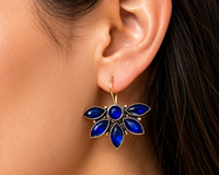 Boucles d'oreilles clous tendance en laiton oxydé plaqué argent antique pour femmes, serties de coquillages, design amoureux, vente en gros |   Cadeau |