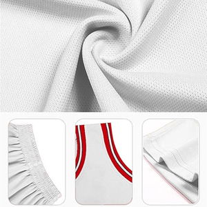 Tenue de basketball pour enfants, tissu en mesh respirant, séchage rapide, maillot et short pour extérieur - Product Image 3