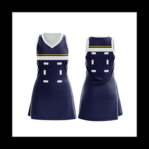 Robe de netball avec logo de marque personnalisé, nouveau design, vêtements de sport, uniformes de netball pour filles à bas prix avec technique de sublimation - Product Image 3