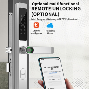 Cerradura Inteligente de Aluminio con Tecnología de Puente Roto BT38, Resistente al Agua IPX5, Huella Dactilar Semiconductor, 5 Métodos de Desbloqueo para Puerta Exterior - Product Image 4
