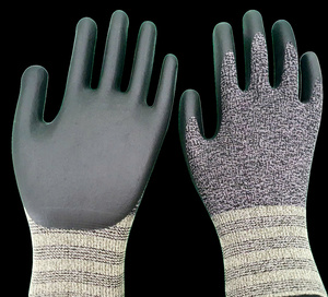 <b>Knitted</b> Cotton Safety <b>Gloves</b> Knit Wrist Anti-Slip Latex-Free Silicone-Free Industrial Powder-Free 7 oz 10 Inch - Product Image 2