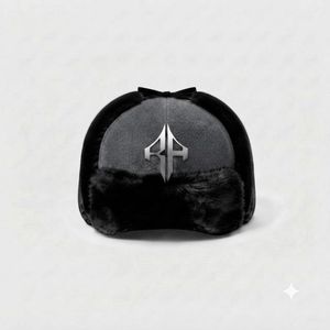 Nouveau chapeau Ushanka unisexe de haute qualité, 100% coton, style décontracté pour adultes, avec logo blanc par RIVIAN ATLANTIC - Product Image 3